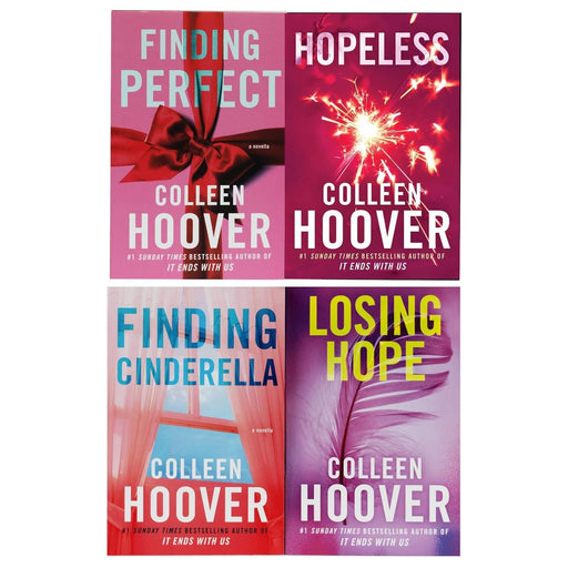Hopeless Series By Colleen Hoover 4 Books Collection Set (Losing Hope, Finding Cinderella) - The Book Bundle
