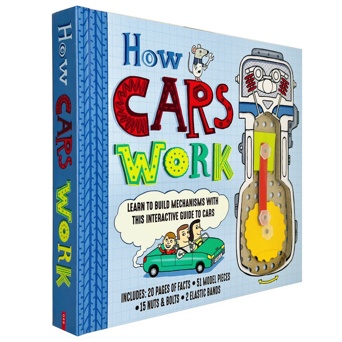How Cars Work: Learn To Build Mechanisms With This Interactive Guide To Cars Hardcover - The Book Bundle