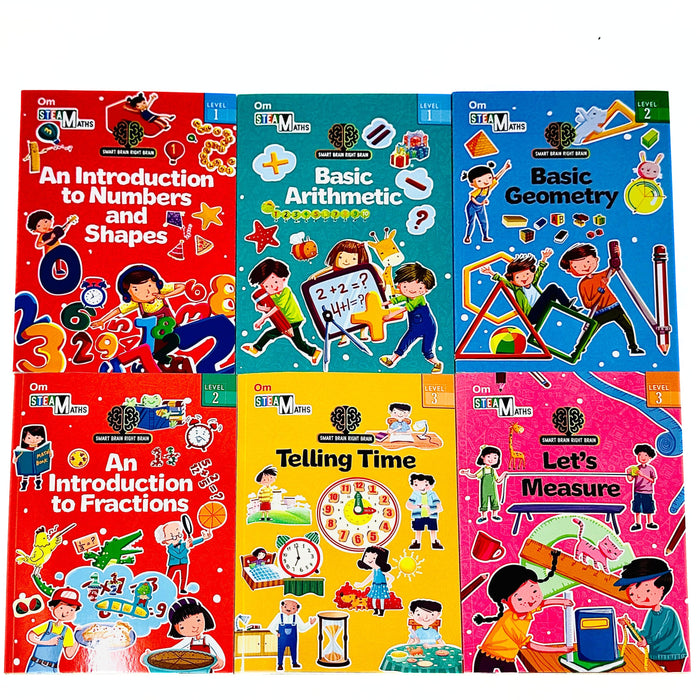 My First MATHS Library set of 6 Book Collection Set by Shweta Sinha ...