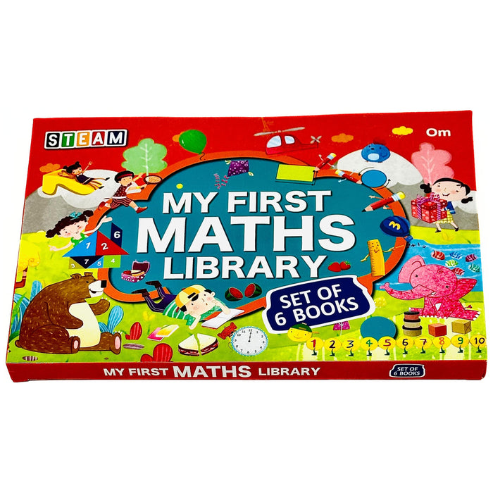 My First MATHS Library Set Of 6 Book Collection Set By Shweta Sinha My first maths library set of 6 book collection set by shweta sinha
