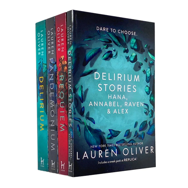 Delirium Series 4 Books Collection Box Set by Lauren Oliver - Fiction - Paperback