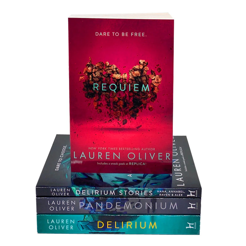 Delirium Series 4 Books Collection Box Set by Lauren Oliver - Fiction - Paperback