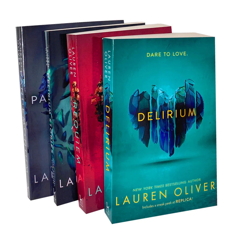 Delirium Series 4 Books Collection Box Set by Lauren Oliver - Fiction - Paperback