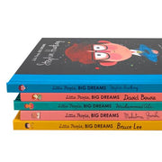Collection of five hardcover Little People, Big Dreams Trailblazing Men books by Maria Isabel Sanchez Vegara, featuring Muhammad Ali.