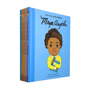 Little People, Big Dreams inspiring artists and writers book collection by Frances Lincoln Children's Books, featuring colorful covers.