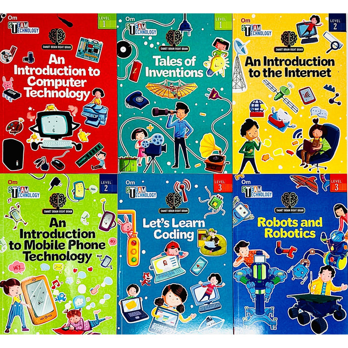 My first technology Library Set of 6 books Collection by Shweta Sinha ( Level 1 - 3 ) - The Book Bundle