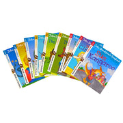 Set of 36 Julia Donaldson Songbirds Oxford phonics books from Stage 1 to 4, featuring colorful covers and engaging illustrations.