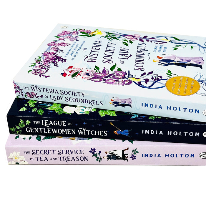 India Holton 3 Books set ( The Wisteria Society of Lady Scoundrels, The Secret Service of Tea and Treason) - The Book Bundle