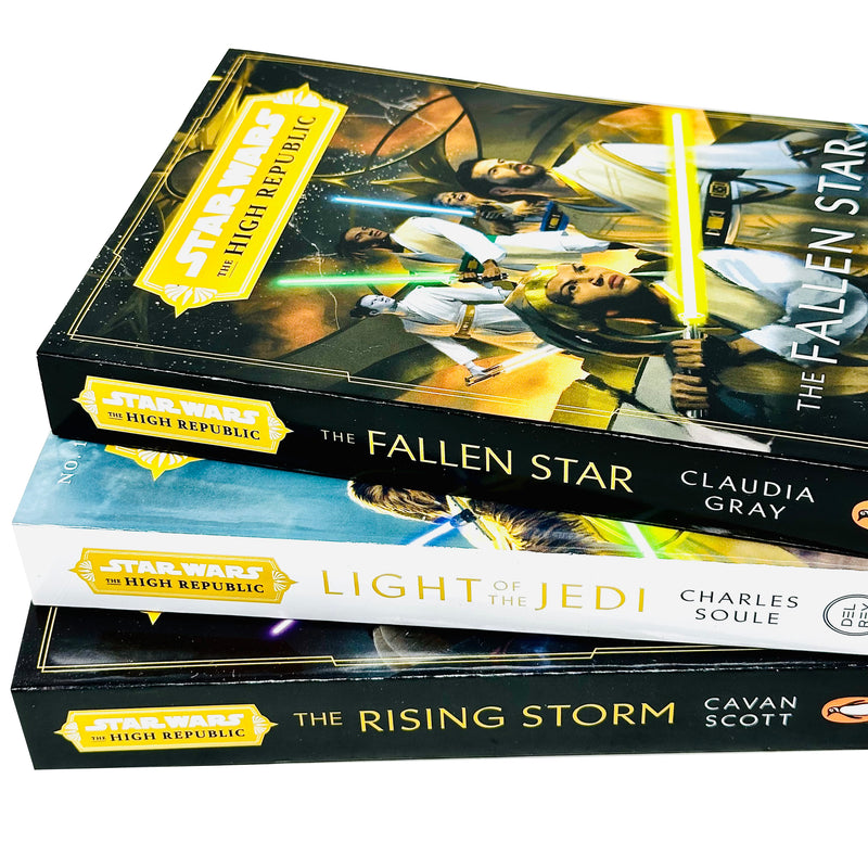 Star Wars: The High Republic Series 3 Books Collection Set (Light of the Jedi, Rising Storm & Fallen Star) - The Book Bundle