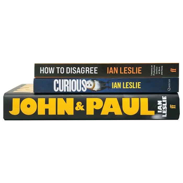 Ian Leslie Collection 3 Books Set (How to Disagree, Curious The Desire to Know) - The Book Bundle