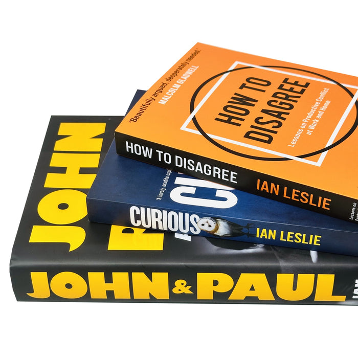 Ian Leslie Collection 3 Books Set (How to Disagree, Curious The Desire to Know) - The Book Bundle