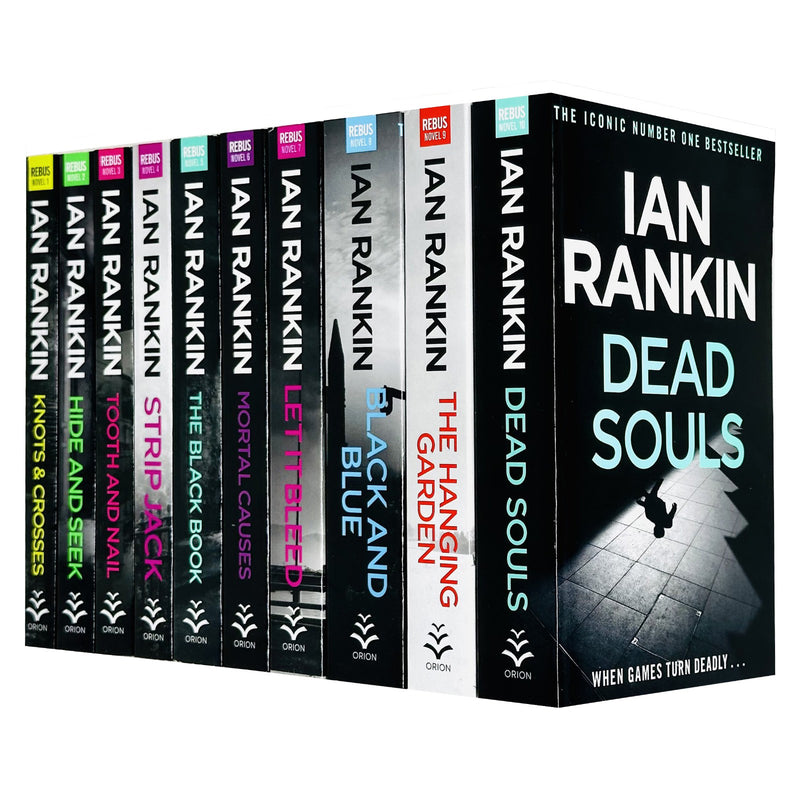Ian Rankin Inspector Rebus Series Collection 10 Books Set (Knots And Crosses, Hide And Seek) - The Book Bundle
