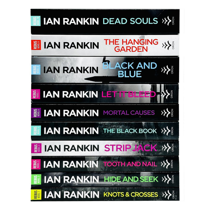 Ian Rankin Inspector Rebus Series Collection 10 Books Set (Knots And Crosses, Hide And Seek) - The Book Bundle