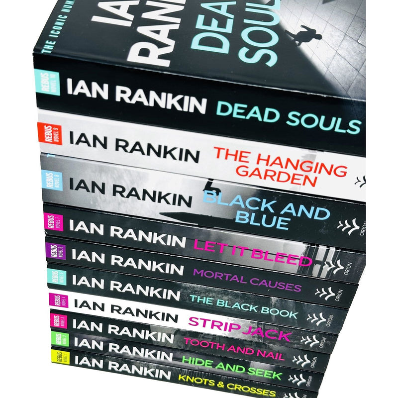 Ian Rankin Inspector Rebus Series Collection 10 Books Set (Knots And Crosses, Hide And Seek) - The Book Bundle