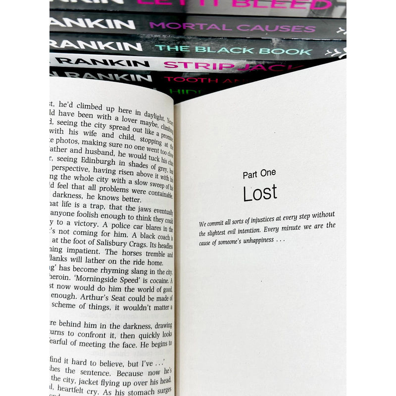 Ian Rankin Inspector Rebus Series Collection 10 Books Set (Knots And Crosses, Hide And Seek) - The Book Bundle