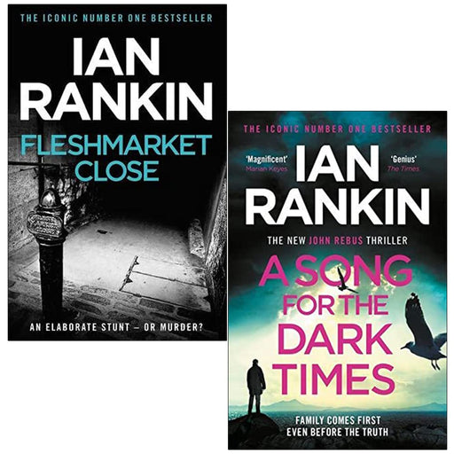 Ian Rankin Inspector Rebus Novels 2 Books Collection Set Fleshmarket Close , A Song for the Dark Times - The Book Bundle