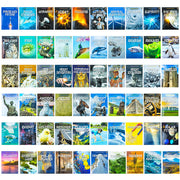 Set of 60 educational books on history, science, geography, and nature for beginners by Jasmine Brooke, published by Fox Eye Publishing.