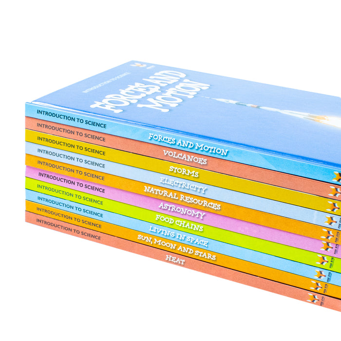 Children Introduction To Science For Beginners (Series 1) 10 Hardback Books Collection Set (Astronomy, Electricity, Food Chains)
