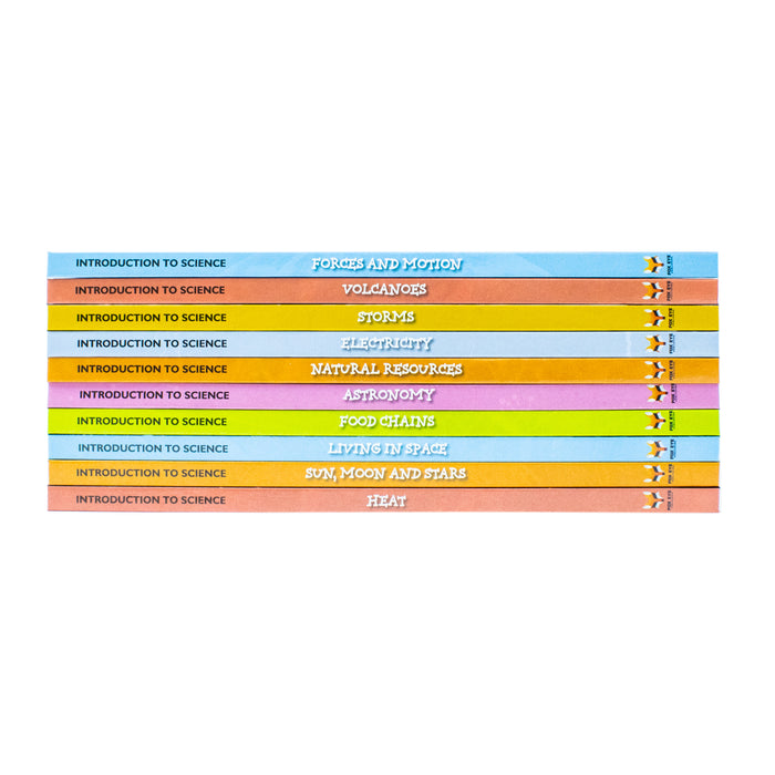 Children Introduction To Science For Beginners (Series 1) 10 Hardback Books Collection Set (Astronomy, Electricity, Food Chains)