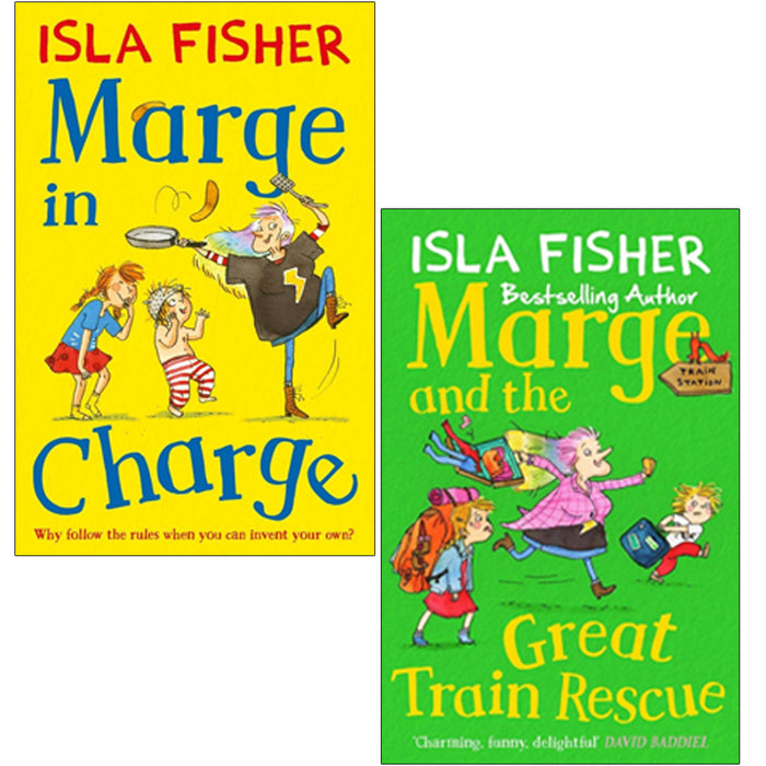 MISSING-Isla Fisher Collection 2 Books Set (Marge In Charge, Great Train Rescue) - The Book Bundle