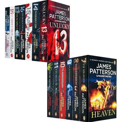 Women's Murder Club 13 Books Collection Set By James Patterson - Fiction - Paperback