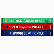 J.M Hall 3 Books Collection Set (A Spoonful of Murder, A Pen Dipped in Poison & A Clock Stopped Dead) - The Book Bundle