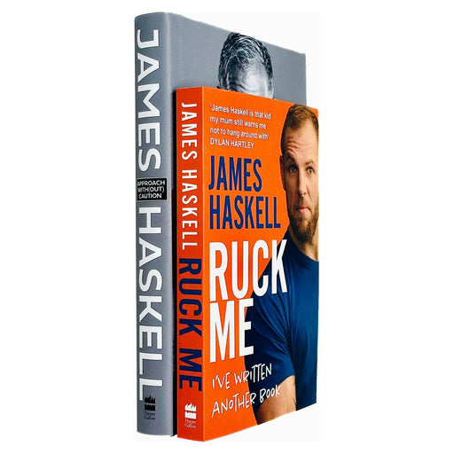James Haskell Collection 2 Books Set (Ruck Me & [Hardcover] Approach Without Caution) - The Book Bundle