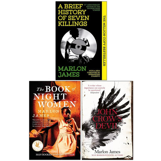 Marlon James Collection 3 Books (A Brief History of Seven Killings, The Book of Night Women, John Crow's Devil) - The Book Bundle