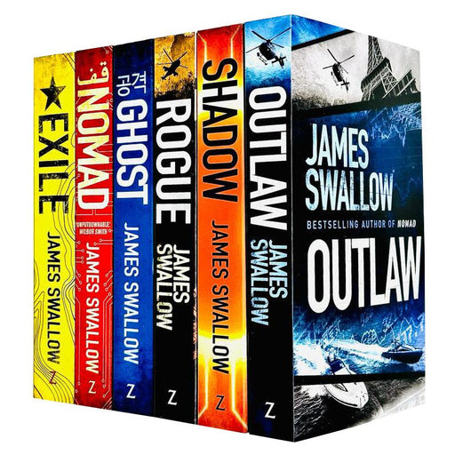 Marc Dane Series 6 Books Collection Set By James Swallow (Nomad, Exile, Ghost, Shadow) - The Book Bundle