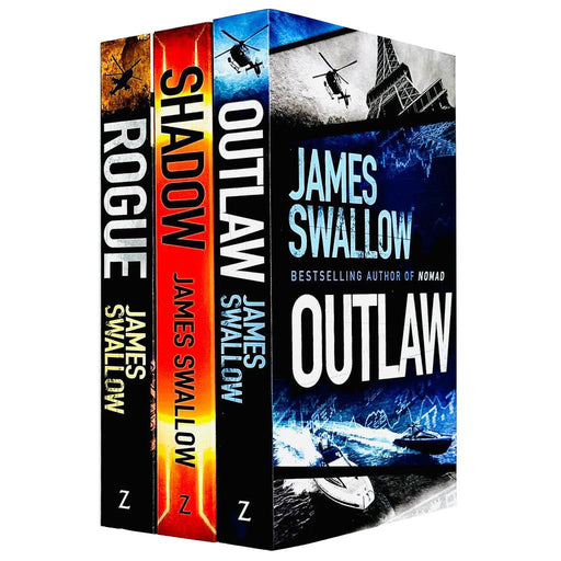 James Swallow Marc Dane Series 4-6 Collection 3 Books Set (Shadow, Rogue, Outlaw) - The Book Bundle