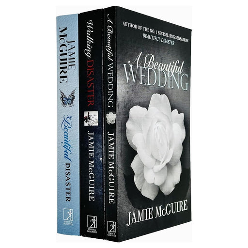 Jamie McGuire Beautiful Series Collection 3 Books Set (Beautiful Disaster, Walking Disaster, A Beautiful Wedding) - The Book Bundle