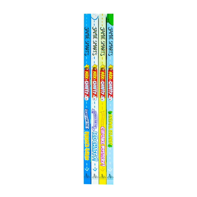 Max and Chaffy Series 4 Books Collection Set By Jamie Smart (Hunt For the Pirates Gold!) - The Book Bundle