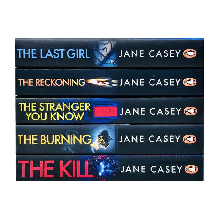 Maeve Kerrigan Series by Jane Casey 5 Books Collection Set Burning, The Reckoning, The Last Girl - The Book Bundle