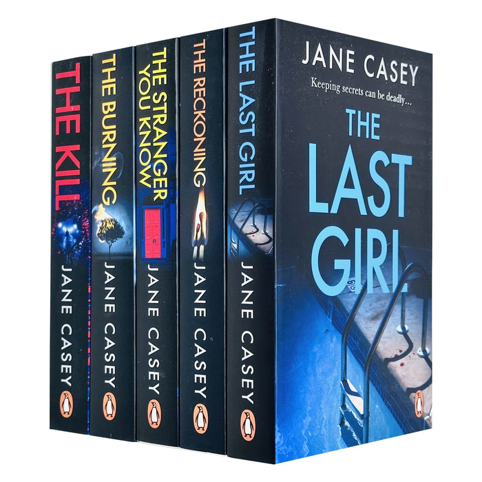 Maeve Kerrigan Series by Jane Casey 5 Books Collection Set Burning, The Reckoning, The Last Girl - The Book Bundle