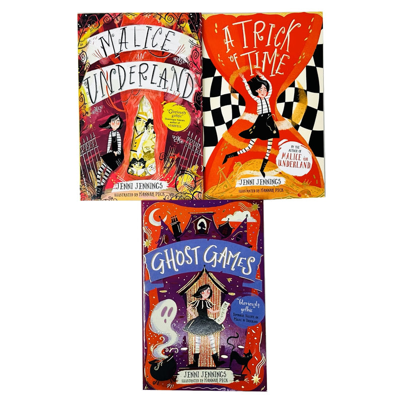 Malice's Adventures in Underland Series 3 Books Set by Jenni Jennings (Trick Time) - The Book Bundle