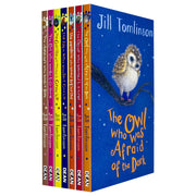Set of seven Jill Tomlinson animal tales books from Egmont, featuring colorful covers with various animal illustrations.