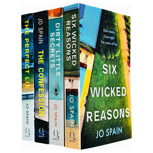 Jo Spain Series Collection 4 Books Set (Confession,Six Wicked Reasons,Perfect Lie,Direty Little Secrets) - The Book Bundle