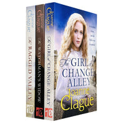 Three-book Sheffield Sagas collection set by Joanne Clague, featuring Ragged Valley and Watchman, in a Canelo Saga edition.