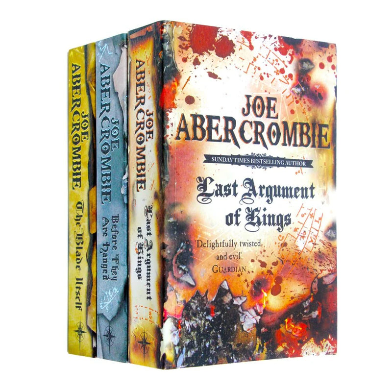 Joe Abercrombie First Law Trilogy 3-book collection set, Gollancz fiction paperback books