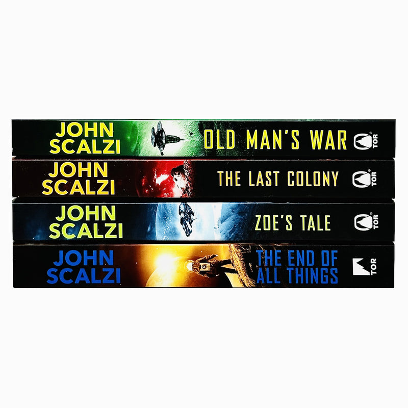 Old Man's War Series 4 Books Collection Set By John Scalzi (Old Man's War, The Last Colony, Zoe's Tale & The End of All Things) - The Book Bundle