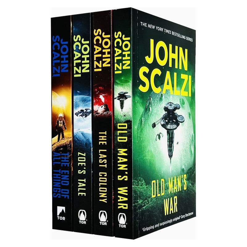 Old Man's War Series 4 Books Collection Set By John Scalzi (Old Man's War, The Last Colony, Zoe's Tale & The End of All Things) - The Book Bundle