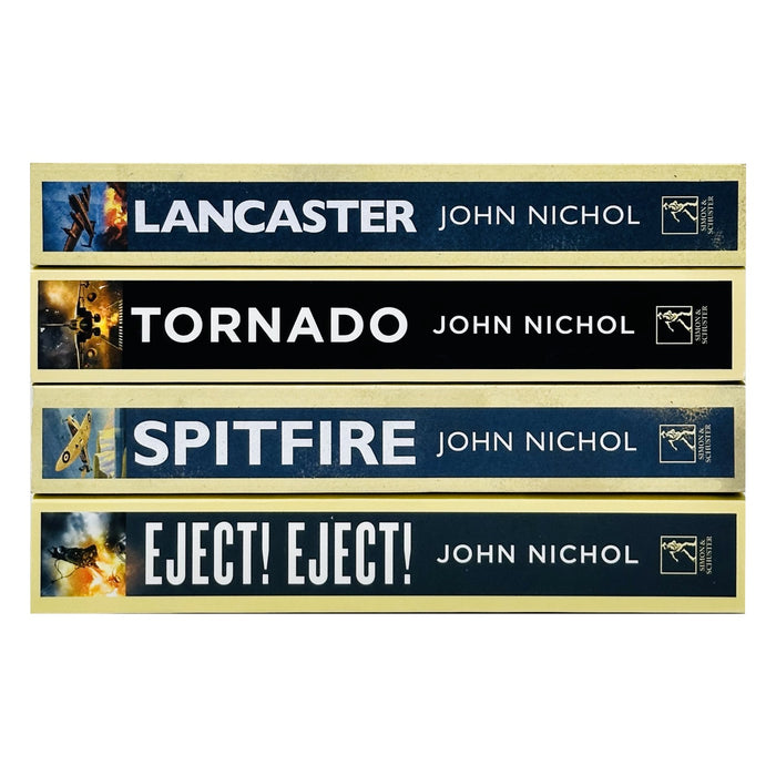 John Nichol Collection 4 Books Set (Eject! Eject!, Tornado, Lancaster, Spitfire) - The Book Bundle