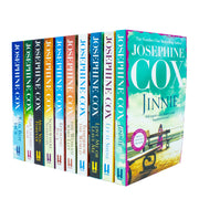 Collection of 10 Josephine Cox paperback books including "Let It Shine" and "Love Me or Leave Me" from HarperCollins.