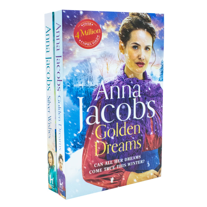 Anna Jacobs Jubilee Lake Series 2 Books Collection Set (Silver Wishes & Golden Dreams) - The Book Bundle