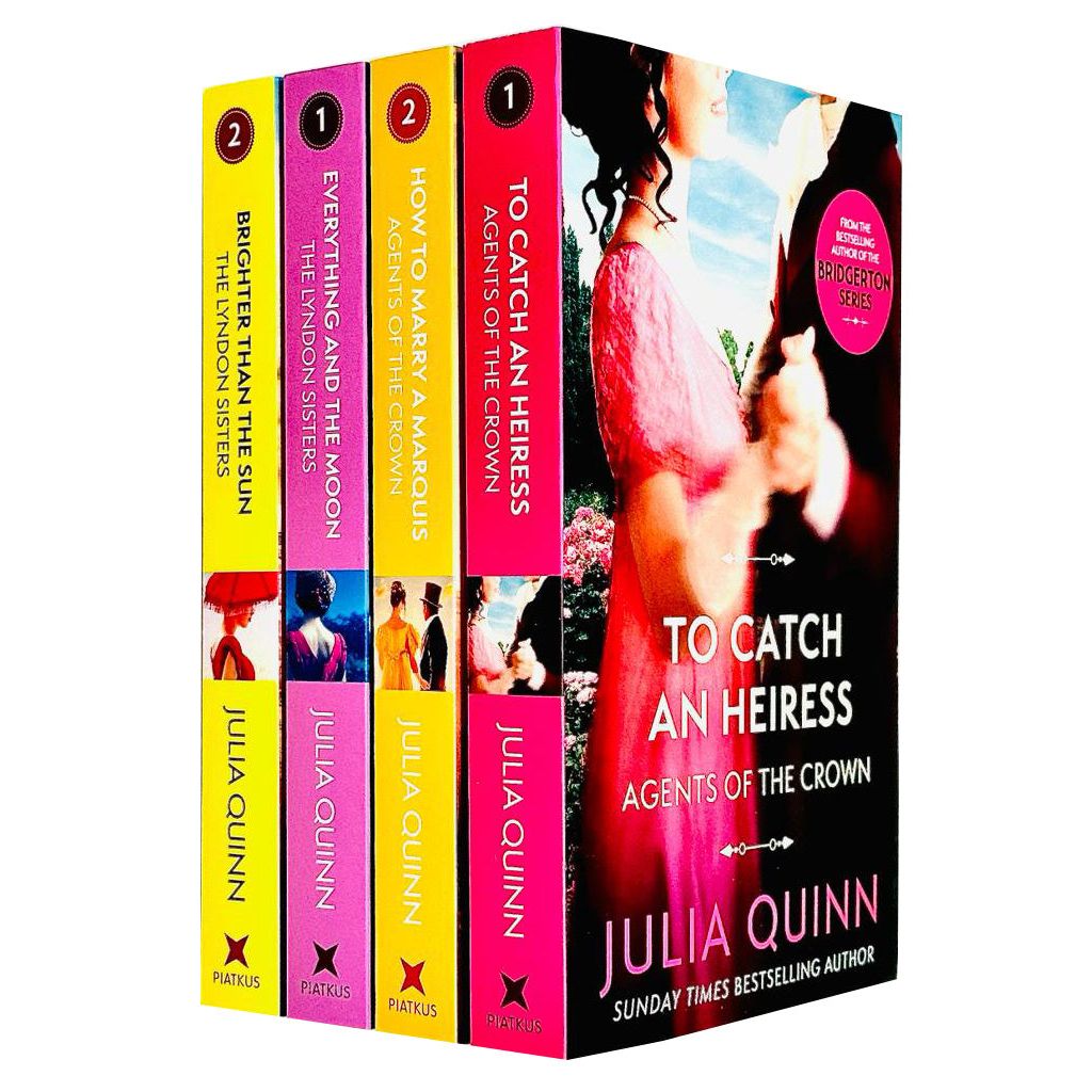 Julia Quinn Agents of the Crown and Lyndon Sisters Series 4 Books