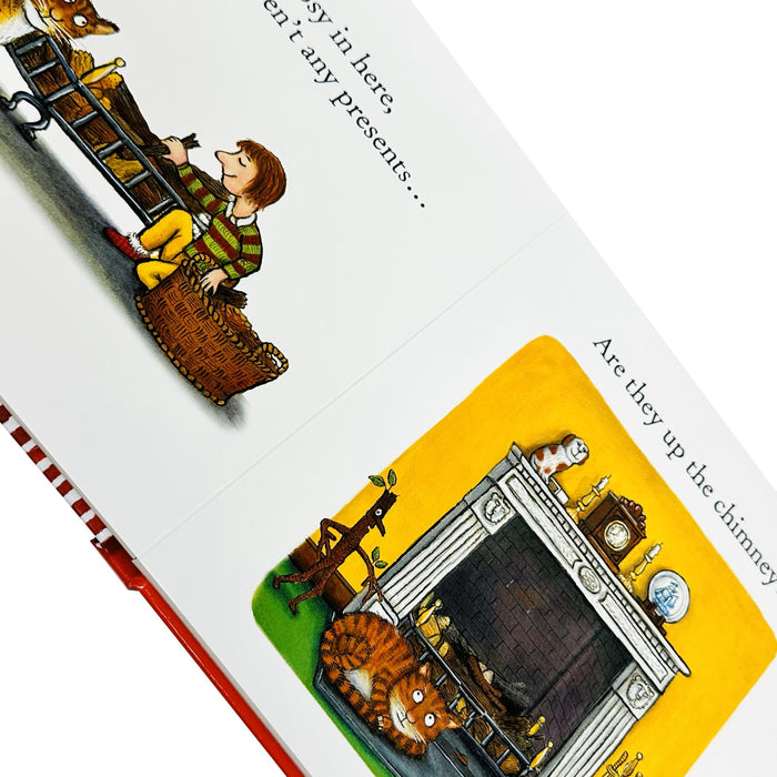 Julia Donaldson Collection 2 Books Set (Stick Man Present Hunt,Jonty Gentoo (HB)) - The Book Bundle