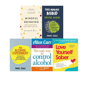 Mindful Drinking, Naked Mind, Alcohol Experiment, Easy Way, Love Yourself 5 Books Set - The Book Bundle