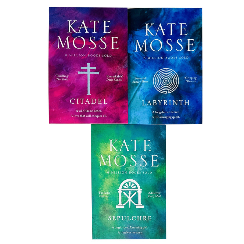 Languedoc Series 3 Books Collection Set By Kate Mosse Labyrinth, Sepulchre, Citadel - The Book Bundle