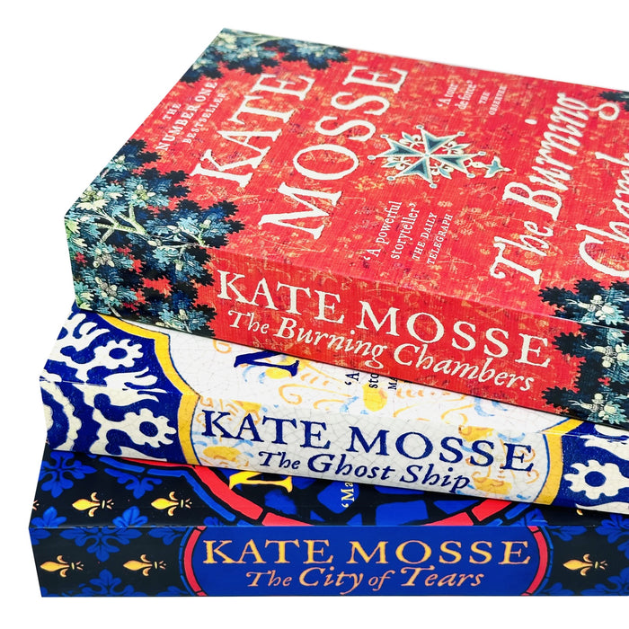 The Joubert Family Chronicles Collection 3 Books Set By Kate Mosse (The City of Tears, The Burning Chambers & The Ghost Ship) - The Book Bundle