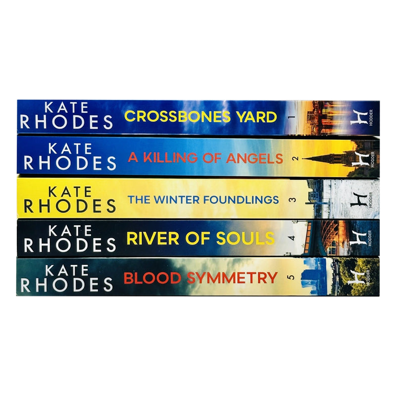 Alice Quentin Series Collection 5 Books Set By Kate Rhodes (Crossbones Yard, A Killing of Angels, The Winter Foundlings, River of Souls, Blood Symmetry) - The Book Bundle